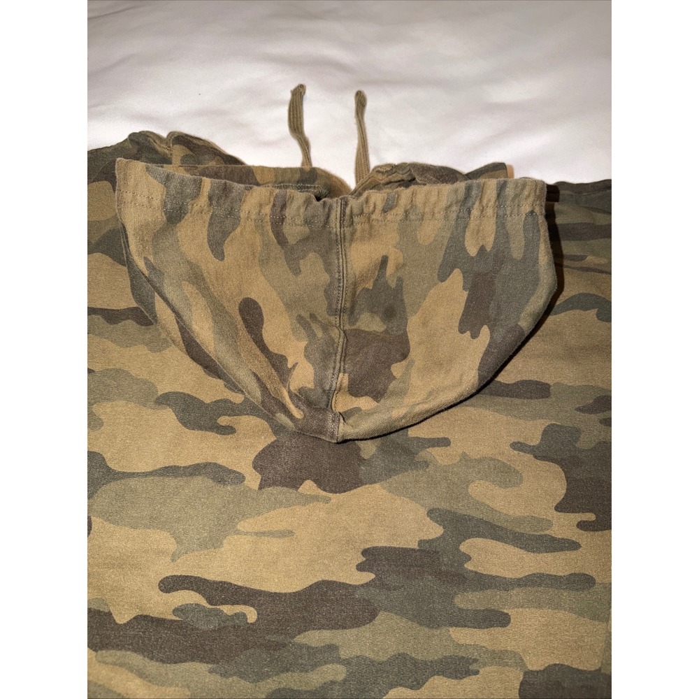 Independent Trading Company Mens Camo Hoodie Pullover Sweatshirt "S" Logo - Picture 10 of 15